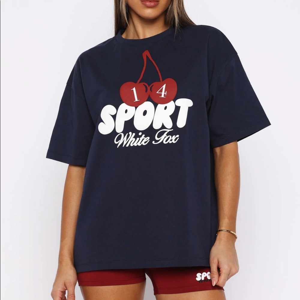 White Fox oversized tee